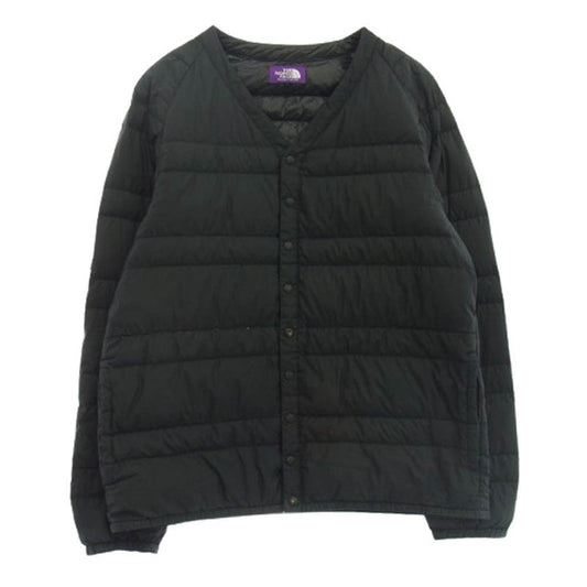 THE NORTH FACE ノースフェイス ND2461N PURPLE LABEL パープルレーベル Down Cardigan ダウン カーディガン インナーダウン ブラック系 L【中古】