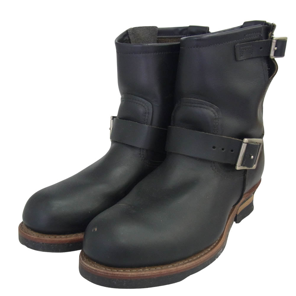 RED WING レッドウィング 2976 8inch Engineer 8インチ エンジニア ブーツ ブラック系 26.5cm【中古】