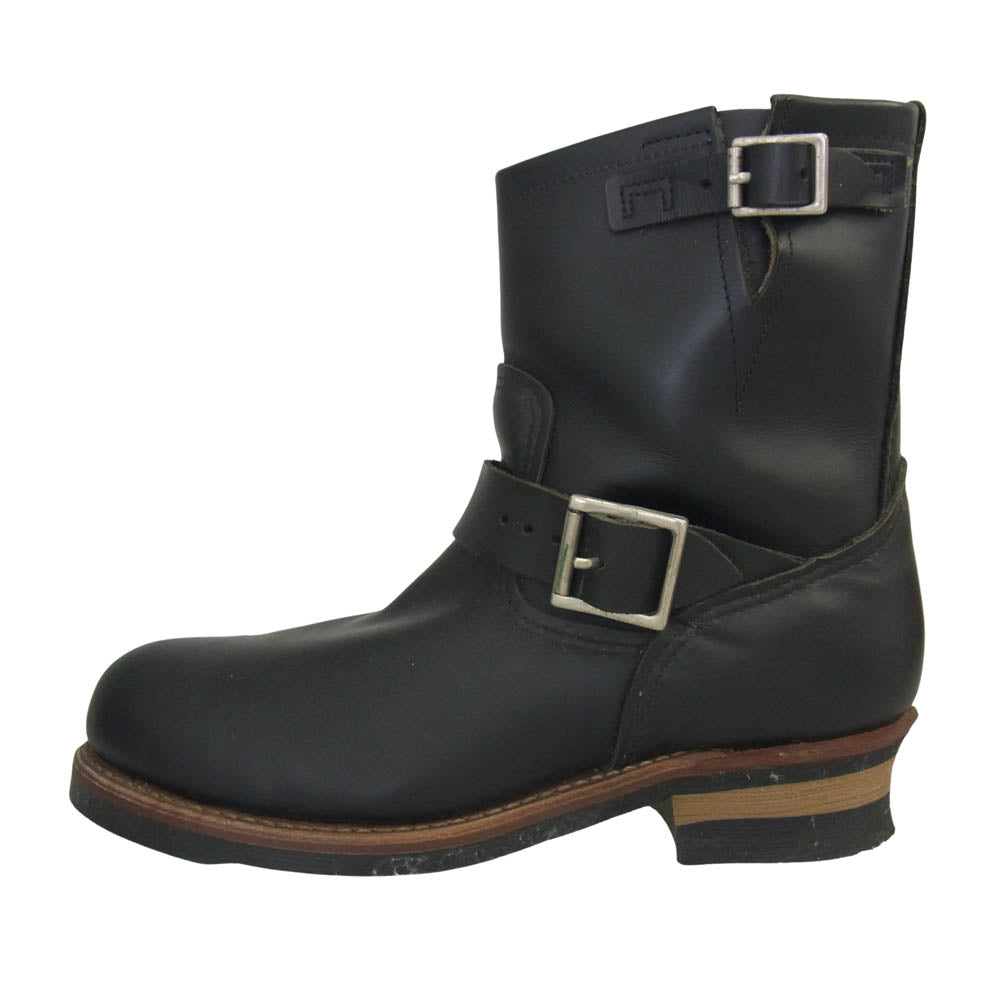 RED WING レッドウィング 2976 8inch Engineer 8インチ エンジニア ブーツ ブラック系 26.5cm【中古】