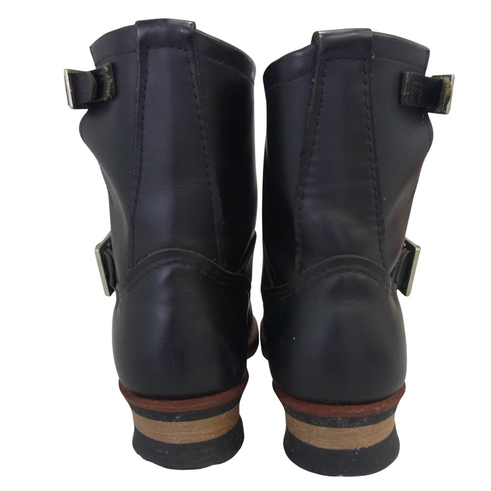 RED WING レッドウィング 2976 8inch Engineer 8インチ エンジニア ブーツ ブラック系 26.5cm【中古】