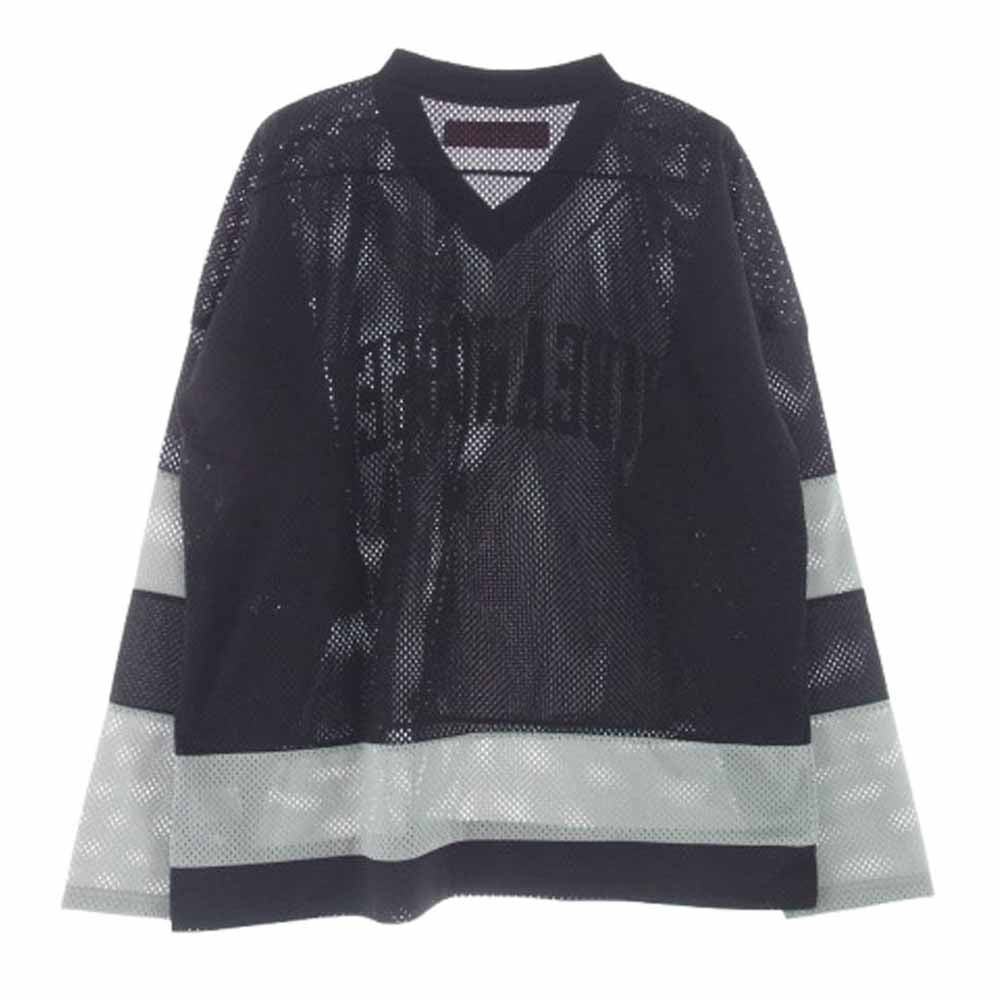 HideandSeek ハイドアンドシーク HC-040223 Hockey Shirt ホッケー シャツ メッシュ ゲームシャツ ブラック系【極上美品】【中古】