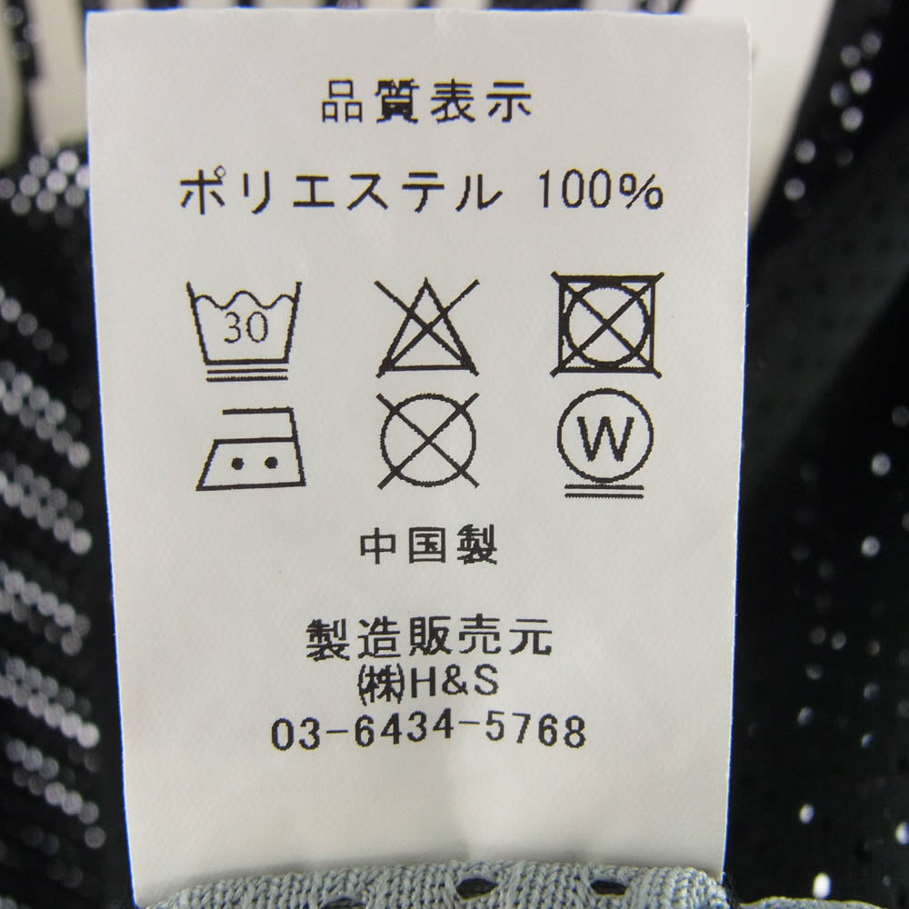 HideandSeek ハイドアンドシーク HC-040223 Hockey Shirt ホッケー シャツ メッシュ ゲームシャツ ブラック系【極上美品】【中古】
