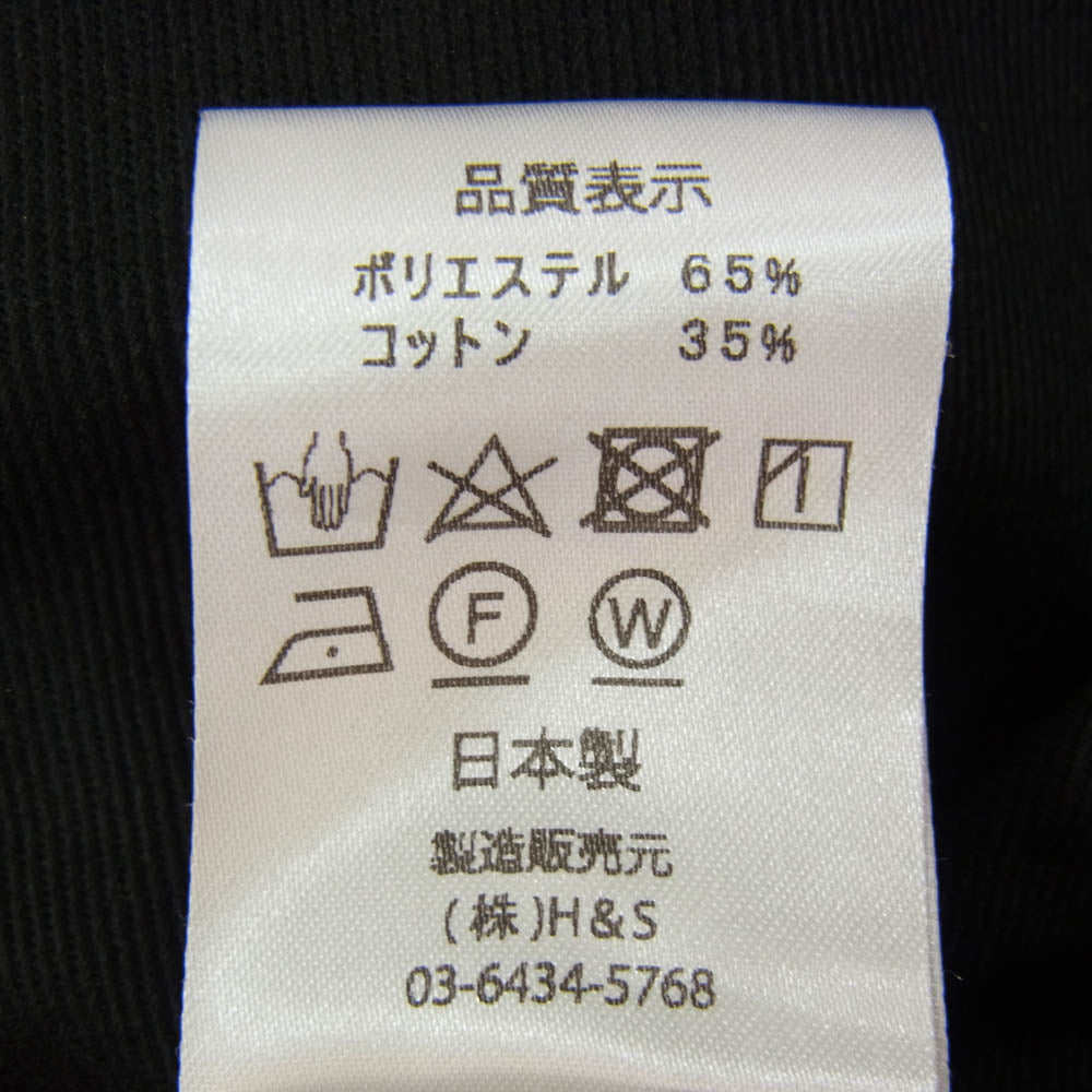 HideandSeek ハイドアンドシーク HP-100923 B-Work Heavy ヘビーオンスワークパンツ ブラック系 L【極上美品】【中古】