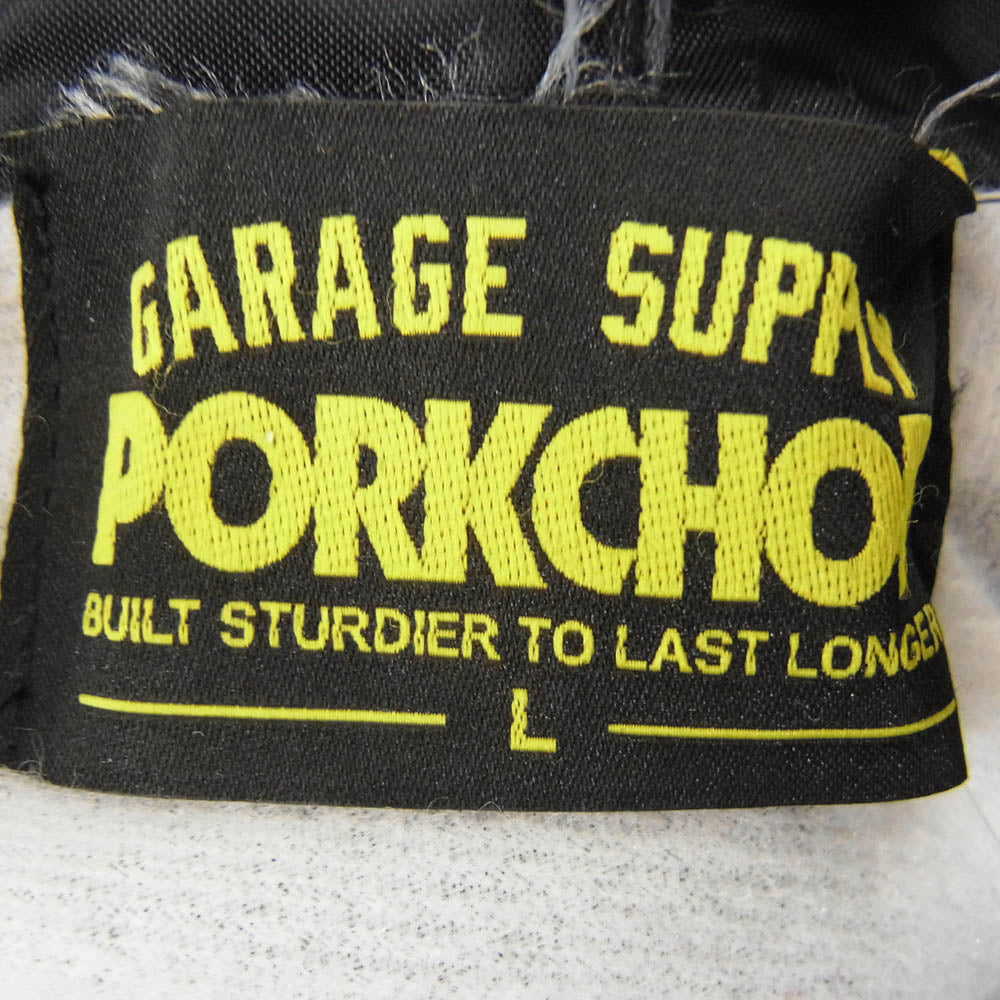 PORKCHOP ポークチョップ C-10 PHOTO コーチ ジャケット ブラック系 L【美品】【中古】