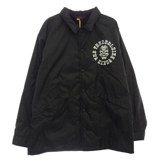 TENDERLOIN テンダーロイン T-NYLON COACH JKT BS ボルネオスカル コーチ ジャケット ブラック系 S【極上美品】【中古】