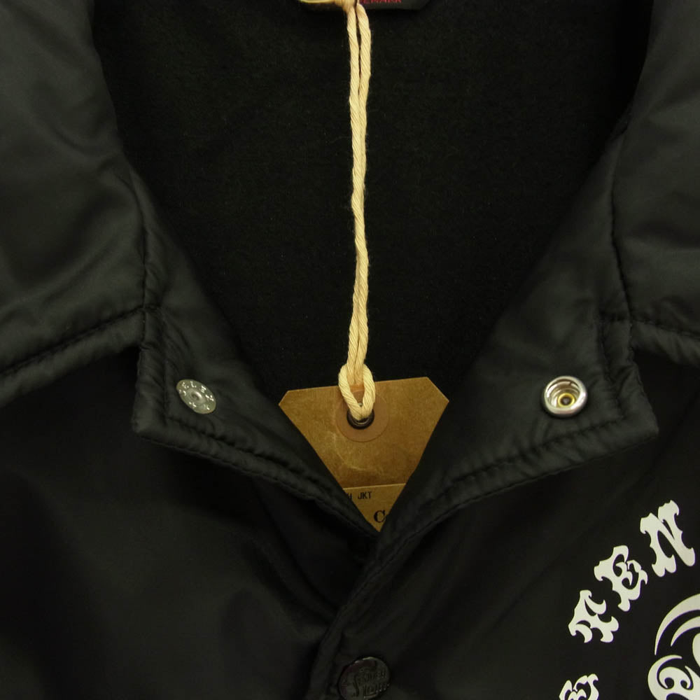 TENDERLOIN テンダーロイン T-NYLON COACH JKT BS ボルネオスカル コーチ ジャケット ブラック系 S【極上美品】【中古】