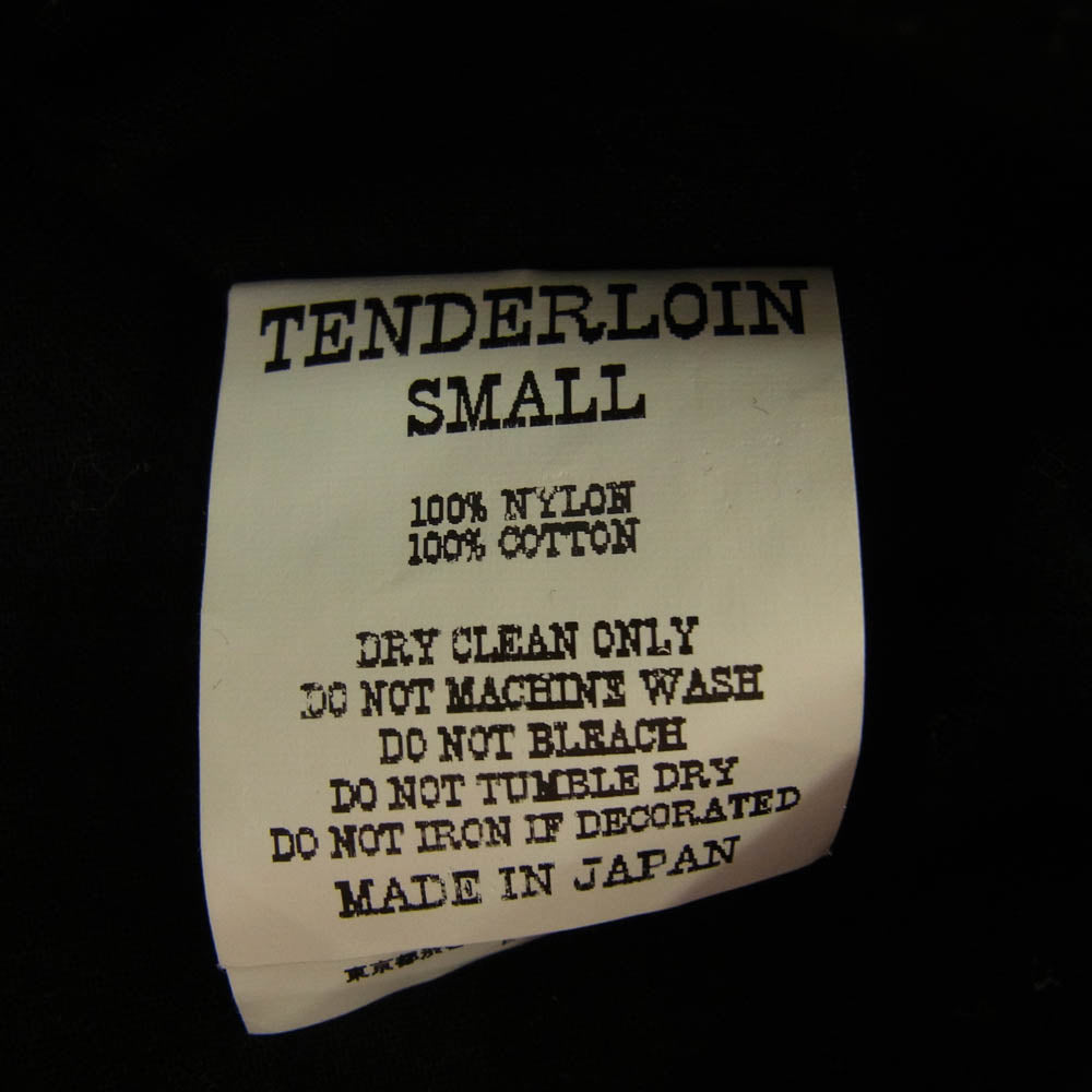 TENDERLOIN テンダーロイン T-NYLON COACH JKT BS ボルネオスカル コーチ ジャケット ブラック系 S【極上美品】【中古】