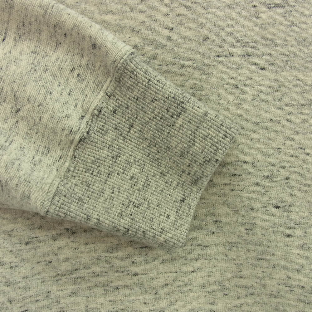 KUON クオン 190CS0324F1 Trimmed Hem Sweatshirt 裂織 裏毛 クルーネック ヘム スウェット トレーナー グレー系 M【極上美品】【中古】