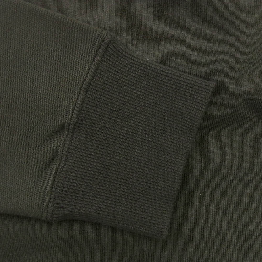 KUON クオン 190CS0324F1 Trimmed Hem Sweatshirt 裂織 裏毛 クルーネック ヘム スウェット トレーナー チャコール系 L【極上美品】【中古】
