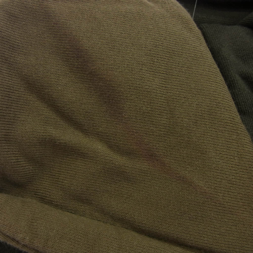 KUON クオン 144CS02C281 Patchwork Hoodie 組紐 パッチワーク フーディー プルオーバー パーカー ブラック系 XL【中古】