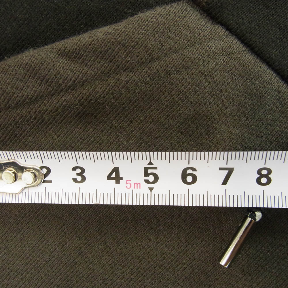 KUON クオン 144CS02C281 Patchwork Hoodie 組紐 パッチワーク フーディー プルオーバー パーカー ブラック系 XL【中古】