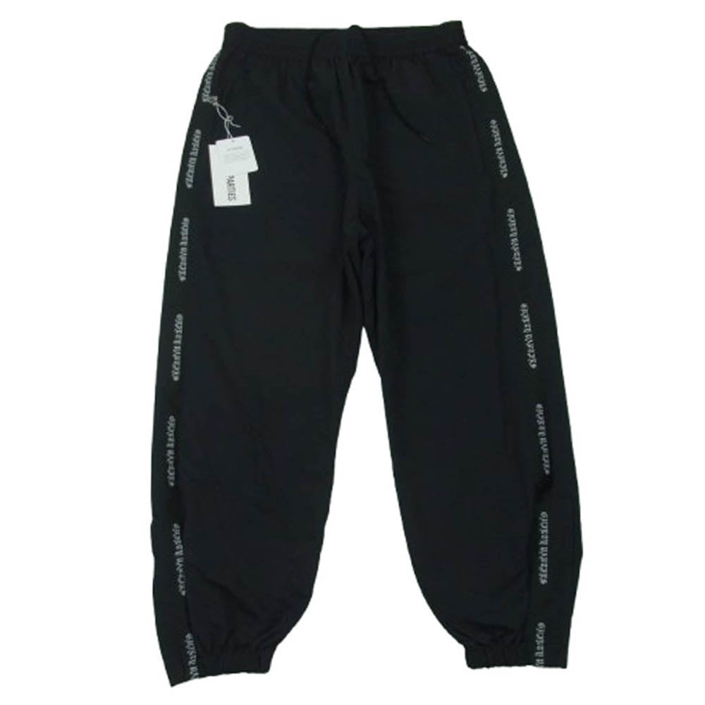 WACKO MARIA ワコマリア 25SS-WMO-TP01 TRACK PANTS TYPE-1 ロゴ刺繍 トラック パンツ タイプ1 ブラック系 BLACK M【極上美品】【中古】
