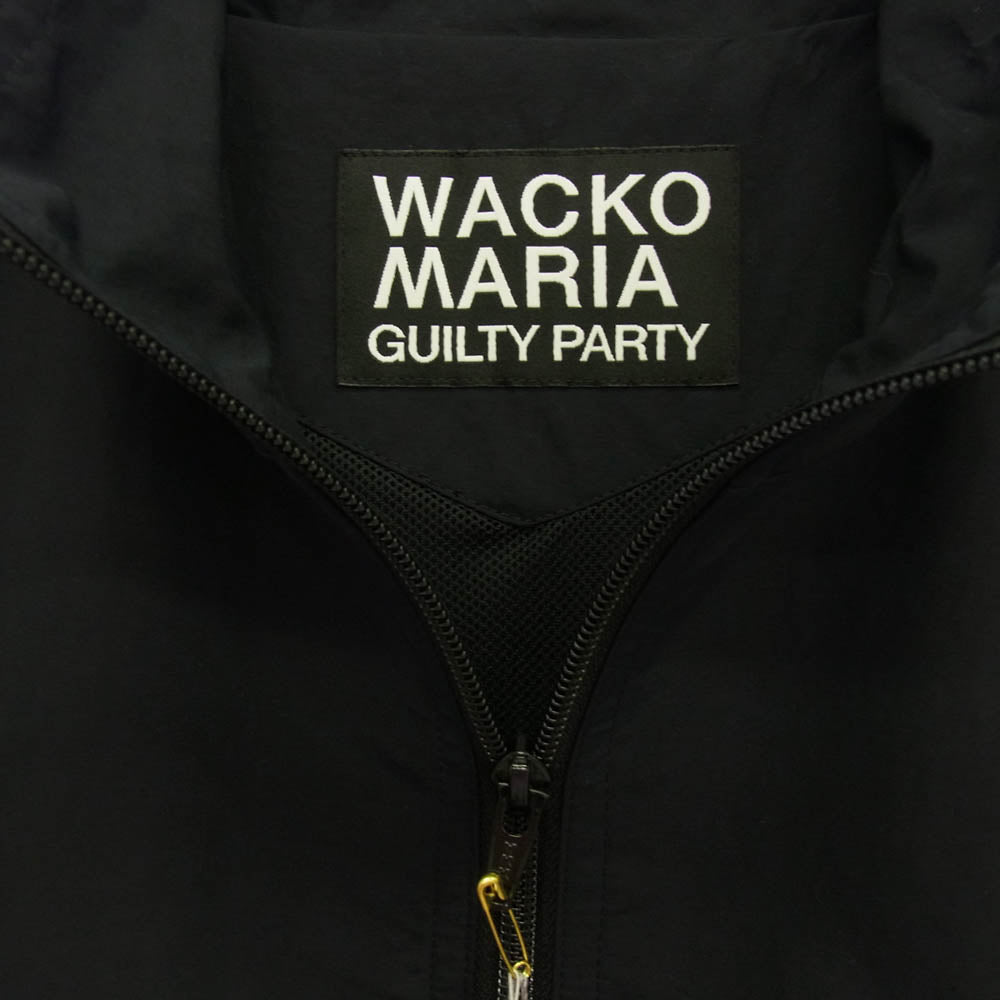 WACKO MARIA ワコマリア 25SS 25SS-WMO-TJ01 TRACK JACKET TYPE-1 ロゴ刺繍 トラックジャケット タイプ1 ブラック系 S【極上美品】【中古】