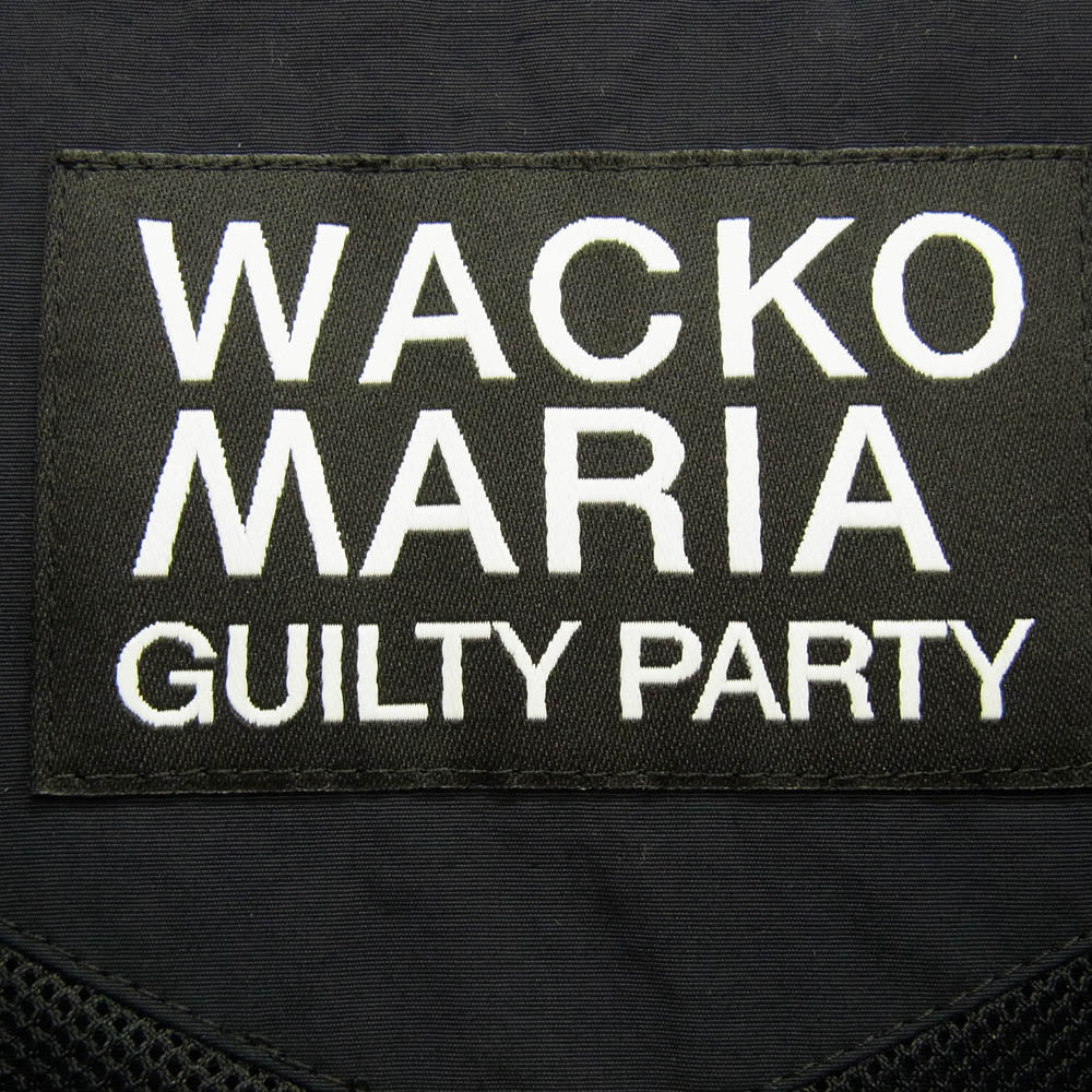 WACKO MARIA ワコマリア 25SS 25SS-WMO-TJ01 TRACK JACKET TYPE-1 ロゴ刺繍 トラックジャケット タイプ1 ブラック系 S【極上美品】【中古】