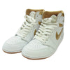 NIKE ナイキ FD2596-107 Women's Air Jordan 1 Retro High OG ウィメンズ エアジョーダン1 レトロ ハイ スニーカー ホワイト系 ゴールド系 27.5cm【中古】