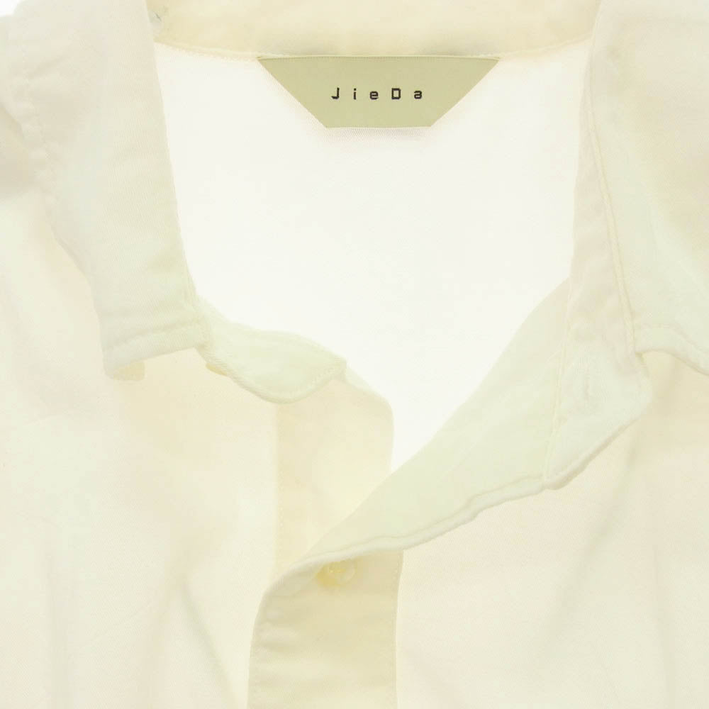 Jieda ジエダ 20SS Jie-20W-SH02-EX HAND STITCH SHIRT ハンド ステッチ 長袖 シャツ オフホワイト系 1【中古】