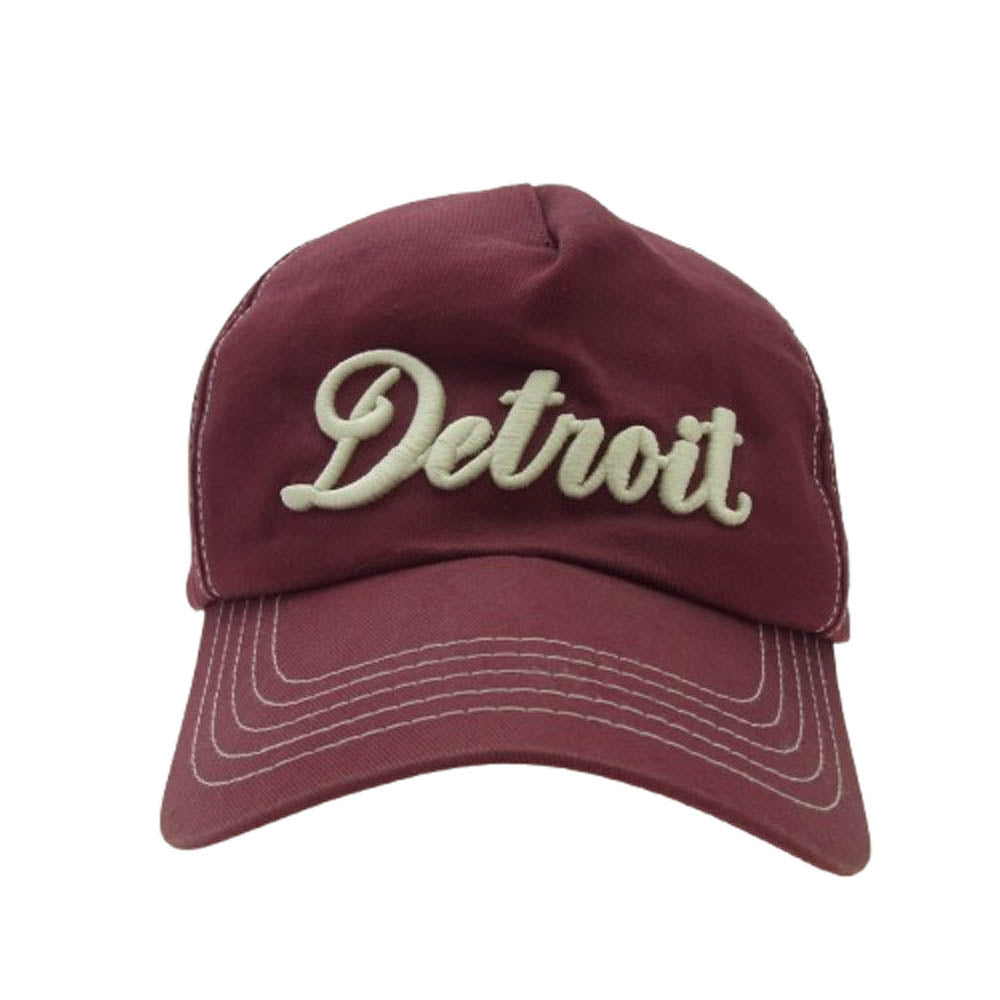 HYSTERIC GLAMOUR ヒステリックグラマー 4QH-0670 Detroit 刺繍 キャップ エンジ系【中古】