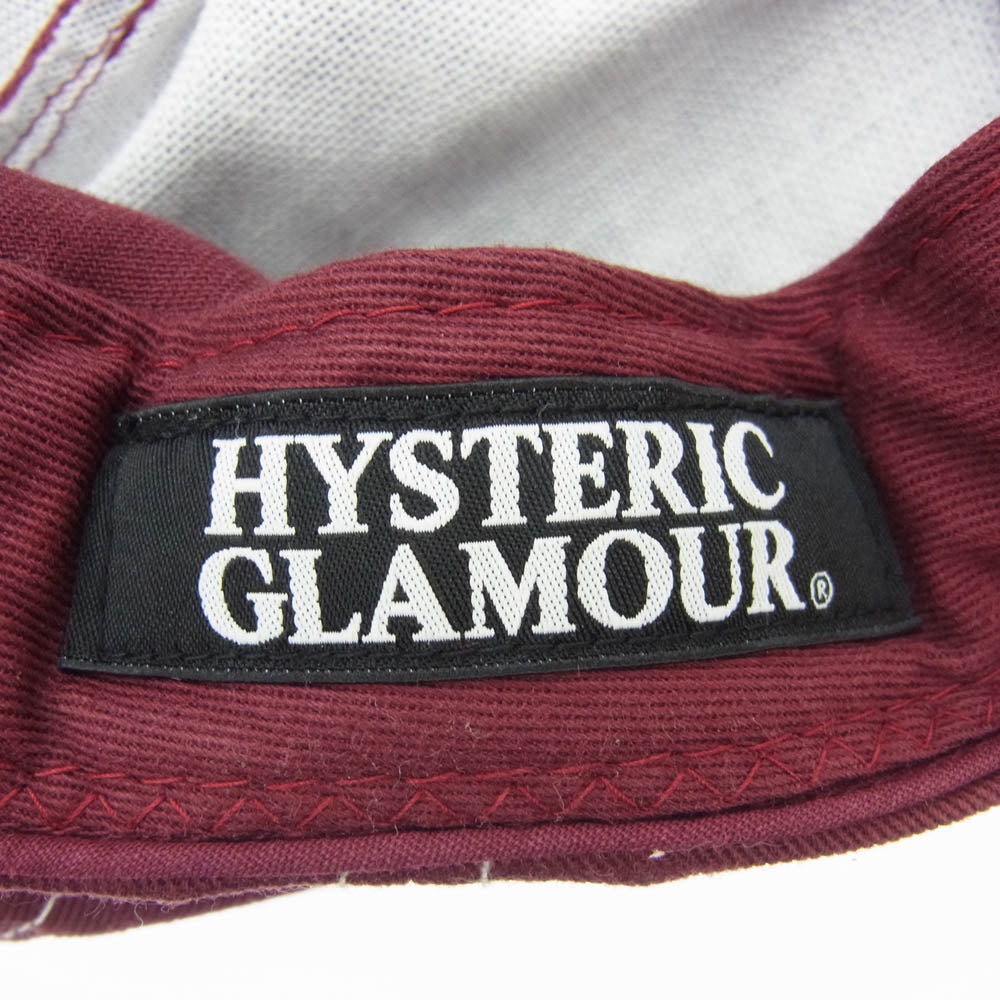 HYSTERIC GLAMOUR ヒステリックグラマー 4QH-0670 Detroit 刺繍 キャップ エンジ系【中古】