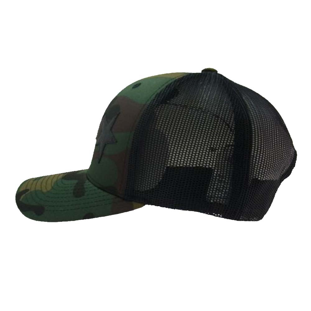 TMT ティーエムティー TAC-S18SP02 カモ メッシュ キャップ 帽子 ブラック系 カーキ系【極上美品】【中古】