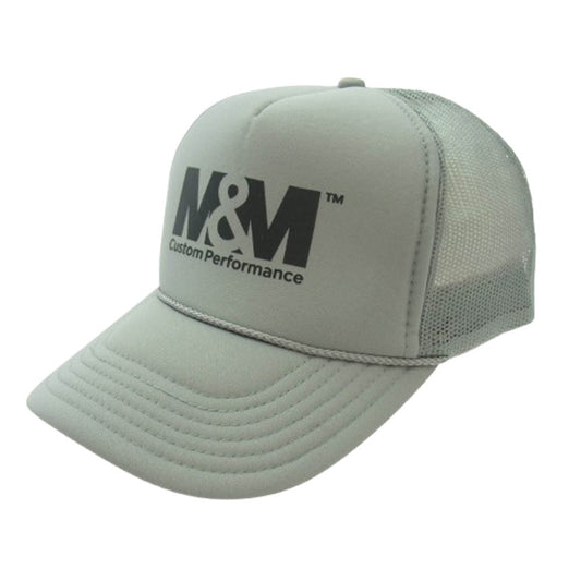 エムアンドエム PERFORMANCE ロゴ メッシュ キャップ グレー系【極上美品】【中古】