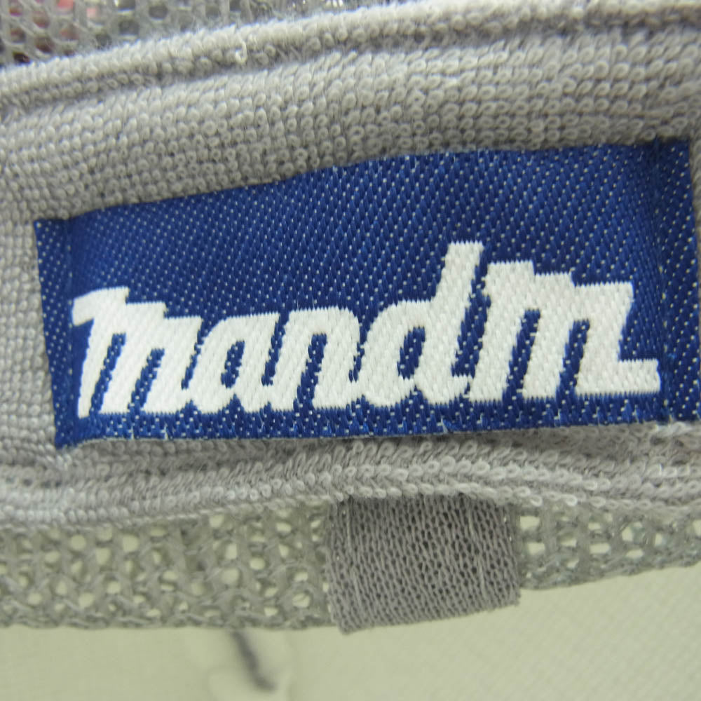 エムアンドエム PERFORMANCE ロゴ メッシュ キャップ グレー系【極上美品】【中古】