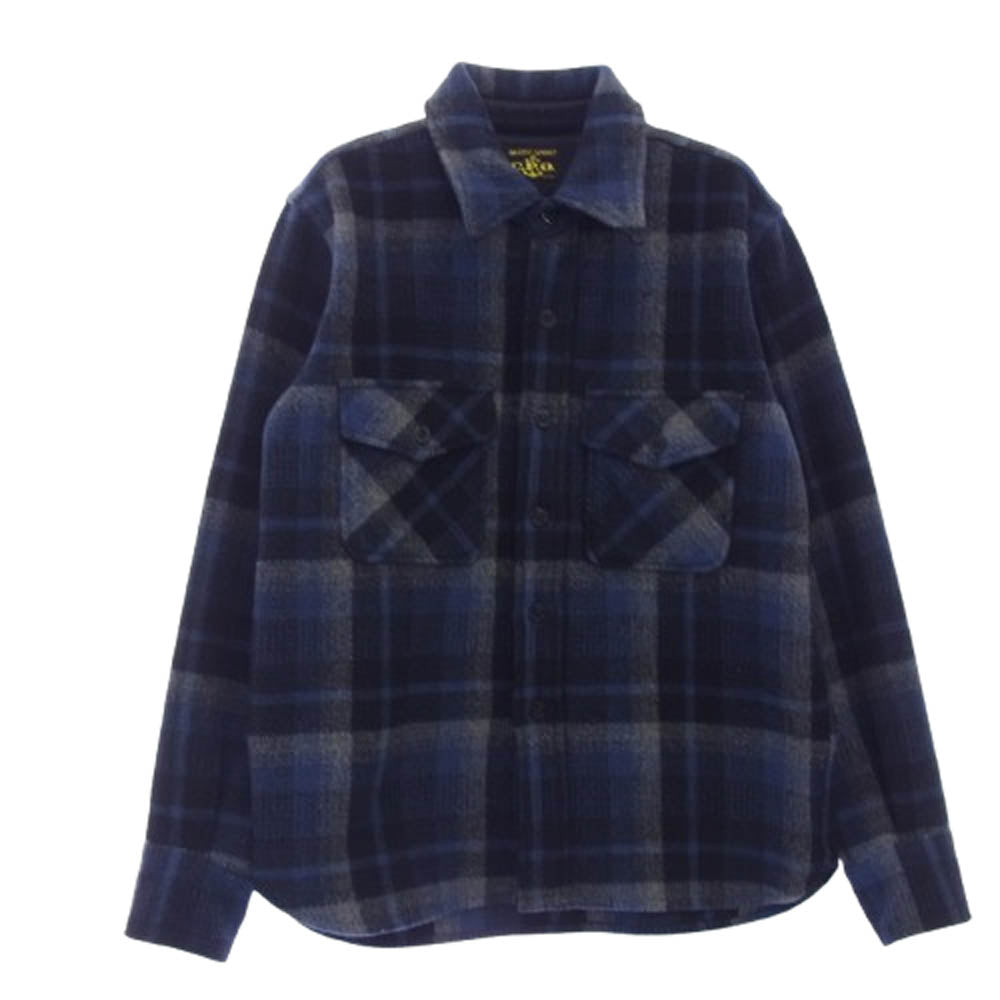 The REAL McCOY'S ザリアルマッコイズ McCOY SPORT CPO ウール メルトン チェック シャツ マルチカラー系 M【中古】