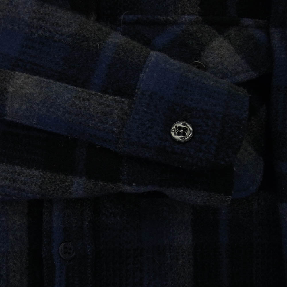 The REAL McCOY'S ザリアルマッコイズ McCOY SPORT CPO ウール メルトン チェック シャツ マルチカラー系 M【中古】