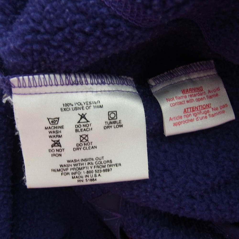 patagonia パタゴニア 90AW 25021 90s 90年製 Synchilla Jacket シンチラ フリース ジャケット パープル系 S【中古】