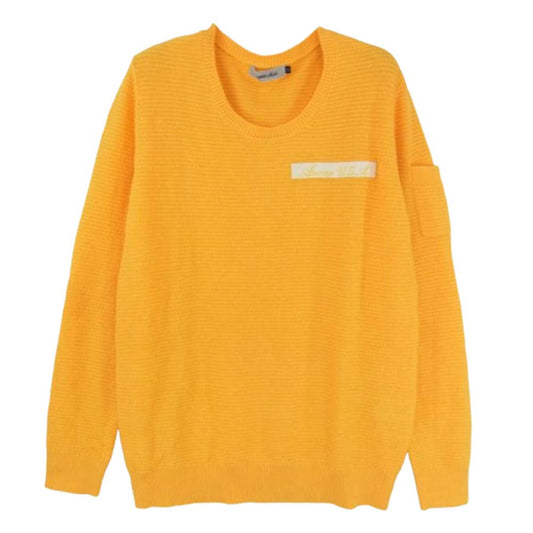 AVIREX アヴィレックス 6284006 ウォッシャブル ニット イエロー系 M【中古】