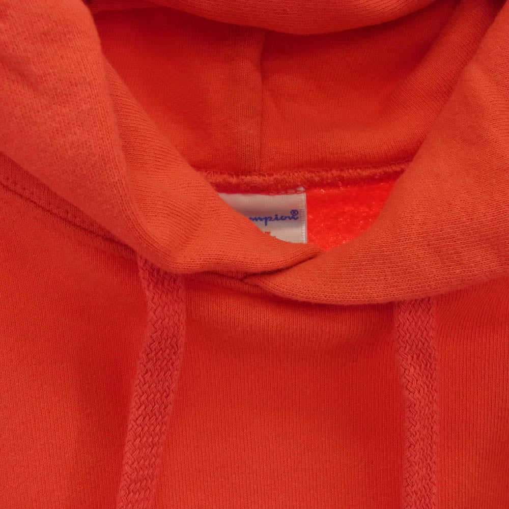 Champion チャンピオン C5-T101 USA製 9oz スウェット パーカー フーディ レッド系 L【中古】