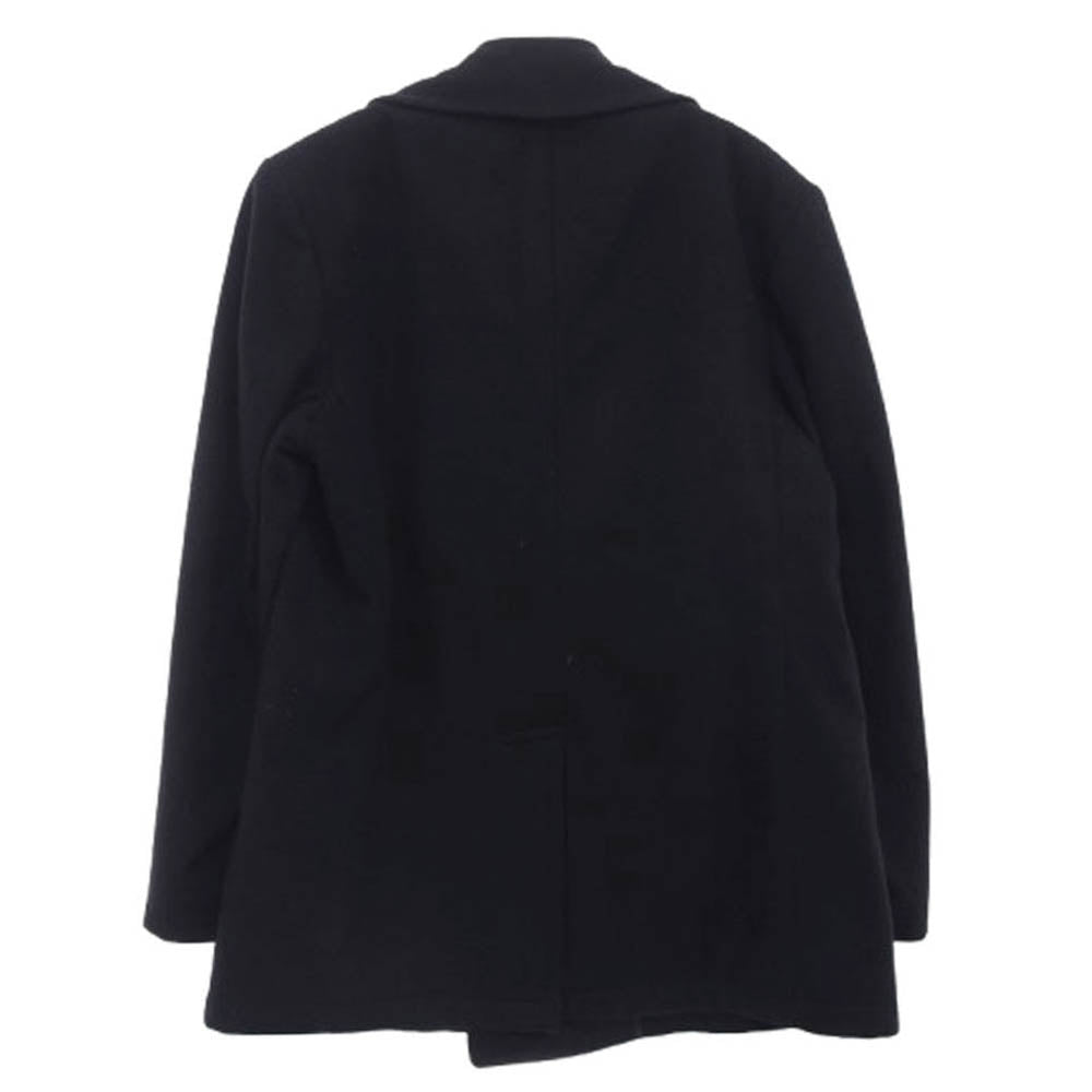 DLA100-90-C-4050 米海軍 実物 US NAVY 90's ウール P コート 40R ブラック系 40R【中古】