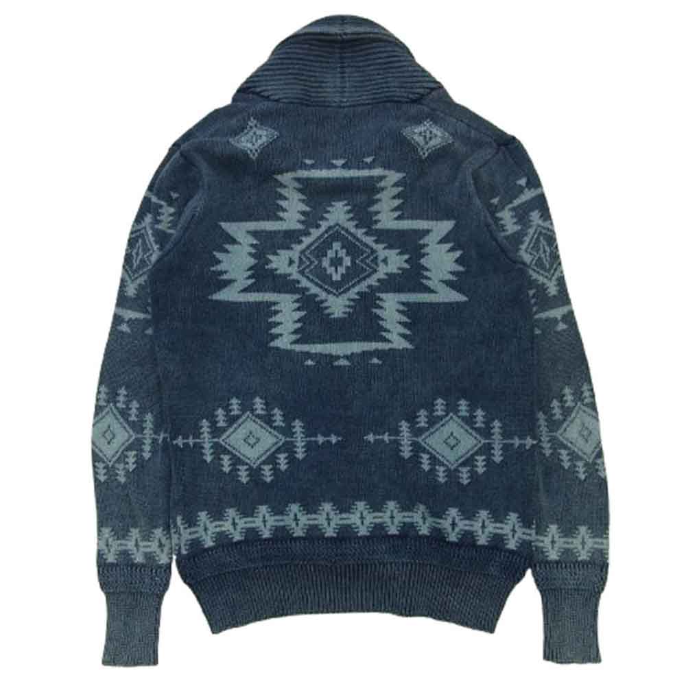 TMT ティーエムティー INDIGO インディゴ ニット カーディガン ブルー系 ネイビー系 M【中古】
