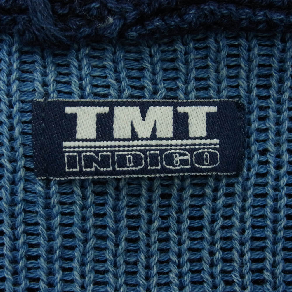 TMT ティーエムティー INDIGO インディゴ ニット カーディガン ブルー系 ネイビー系 M【中古】