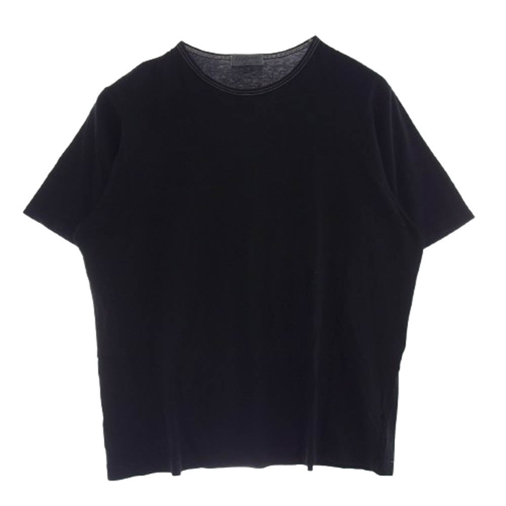 Yohji Yamamoto POUR HOMME ヨウジヤマモトプールオム HK-T25-076 ステッチ デザイン 半袖 Tシャツ カットソー ブラック系 3【中古】