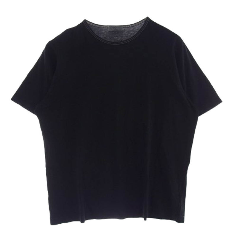 Yohji Yamamoto POUR HOMME ヨウジヤマモトプールオム HK-T25-076 ステッチ デザイン 半袖 Tシャツ カットソー ブラック系 3【中古】