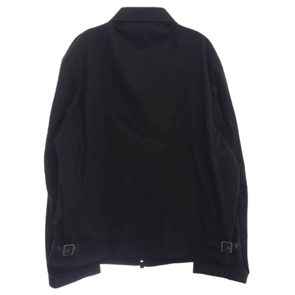 Yohji Yamamoto POUR HOMME ヨウジヤマモトプールオム 22SS HG-Y06-056 コットン ダブル ジップ ジャケット ブラック系 2【中古】