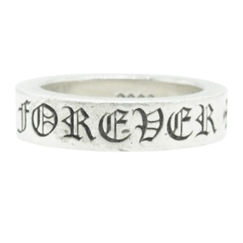 CHROME HEARTS クロムハーツ（原本無） Beyond Cool 販売証明書付属 6mm SPACER FOREVER スペーサー フォーエバー リング シルバー系 18号【中古】