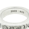 CHROME HEARTS クロムハーツ（原本無） Beyond Cool 販売証明書付属 6mm SPACER FOREVER スペーサー フォーエバー リング シルバー系 18号【中古】