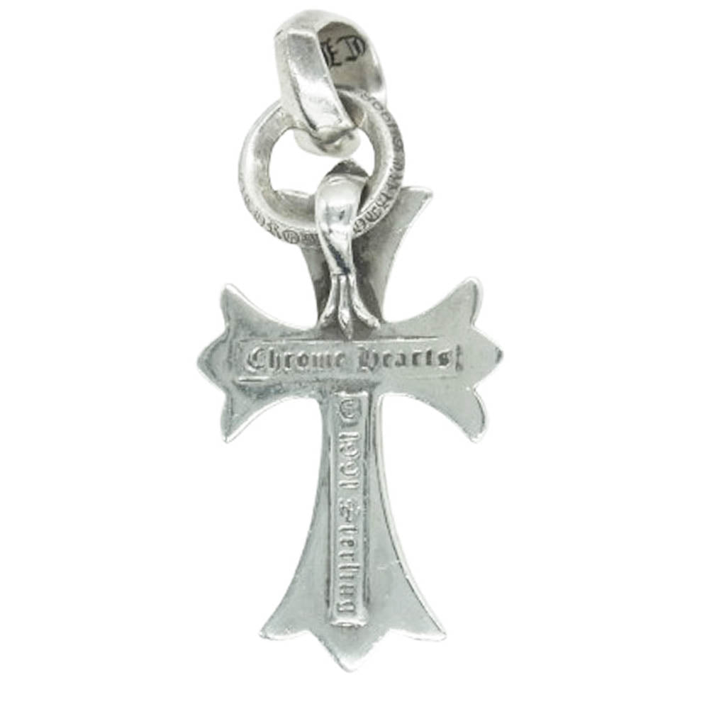 CHROME HEARTS クロムハーツ（原本無） Beyond Cool 販売証明書付属 CH CRS SML W/BALE スモール CHクロス w/ベイル ペンダントトップ シルバー系【中古】