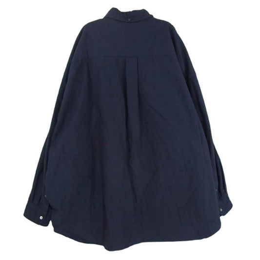 GRAPHPAPER グラフペーパー 24SS GM241-50021B Oxford Oversized B.D.Shirt オックスフォード オーバーサイズ 長袖 シャツ ネイビー系 O/S【中古】