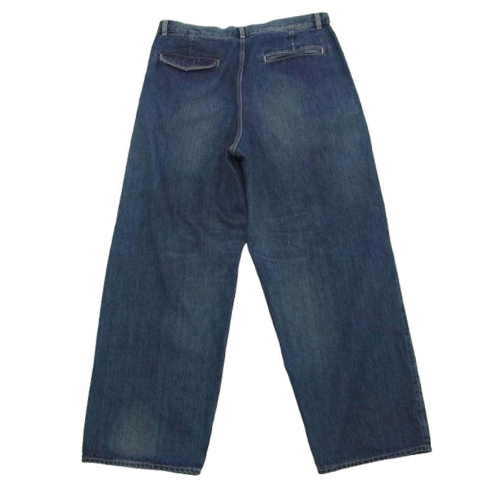 GRAPHPAPER グラフペーパー 25SS GU251-40188DB Selvage Denim TwoTuck Pants セルヴィッジ デニム ツータック パンツ インディゴブルー系 3【中古】