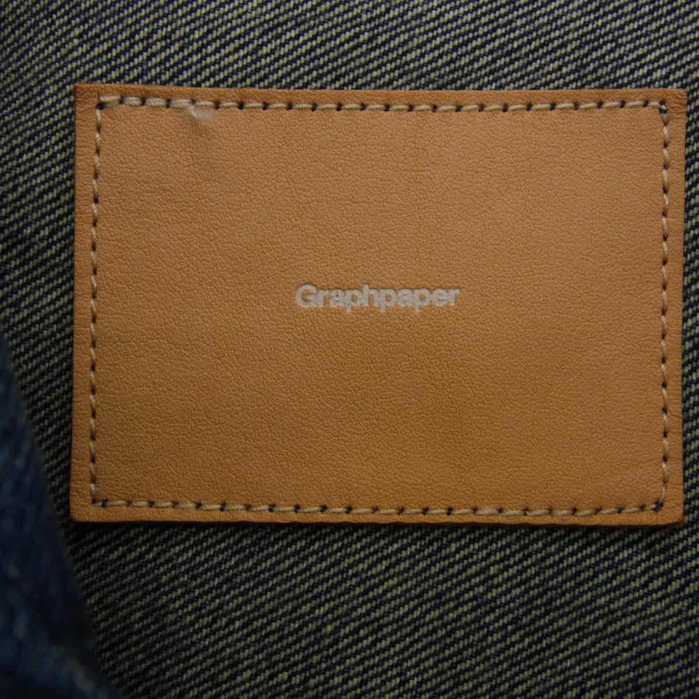 GRAPHPAPER グラフペーパー 25SS GM251-30185DB Selvage Denim Jacket セルヴィッジ デニム ジャケット インディゴブルー系 1【中古】