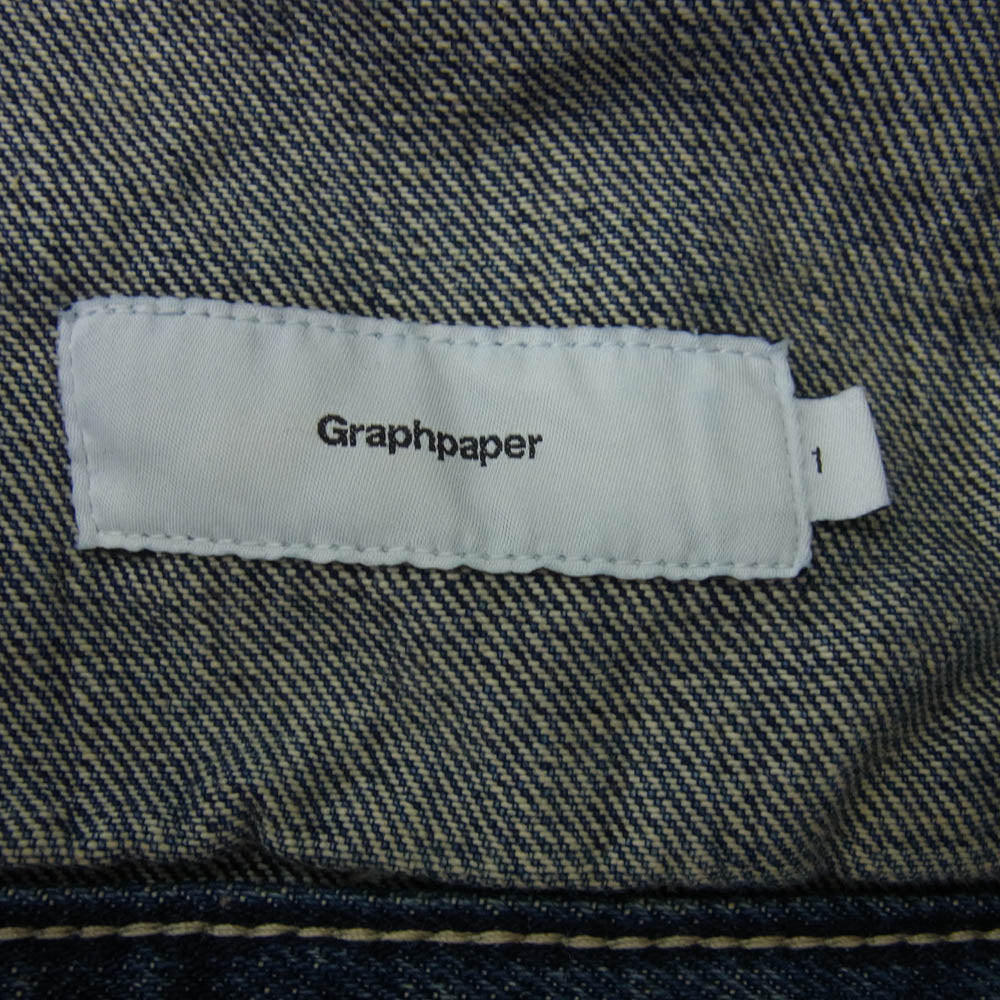 GRAPHPAPER グラフペーパー 25SS GM251-30185DB Selvage Denim Jacket セルヴィッジ デニム ジャケット インディゴブルー系 1【中古】