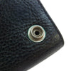 CHROME HEARTS クロムハーツ（原本無） 3FOLD 3フォールド クロスボールボタン レザー コンパクトウォレット 財布 ブラック系【中古】