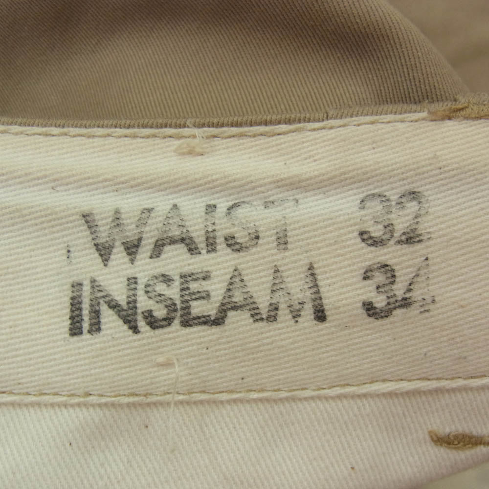 Buzz Rickson's バズリクソンズ M43035 EARLY MILITARY CHINOS 1945 MODELTrousers Chino Pants トラウザー パンツ ブラウン系 32【中古】