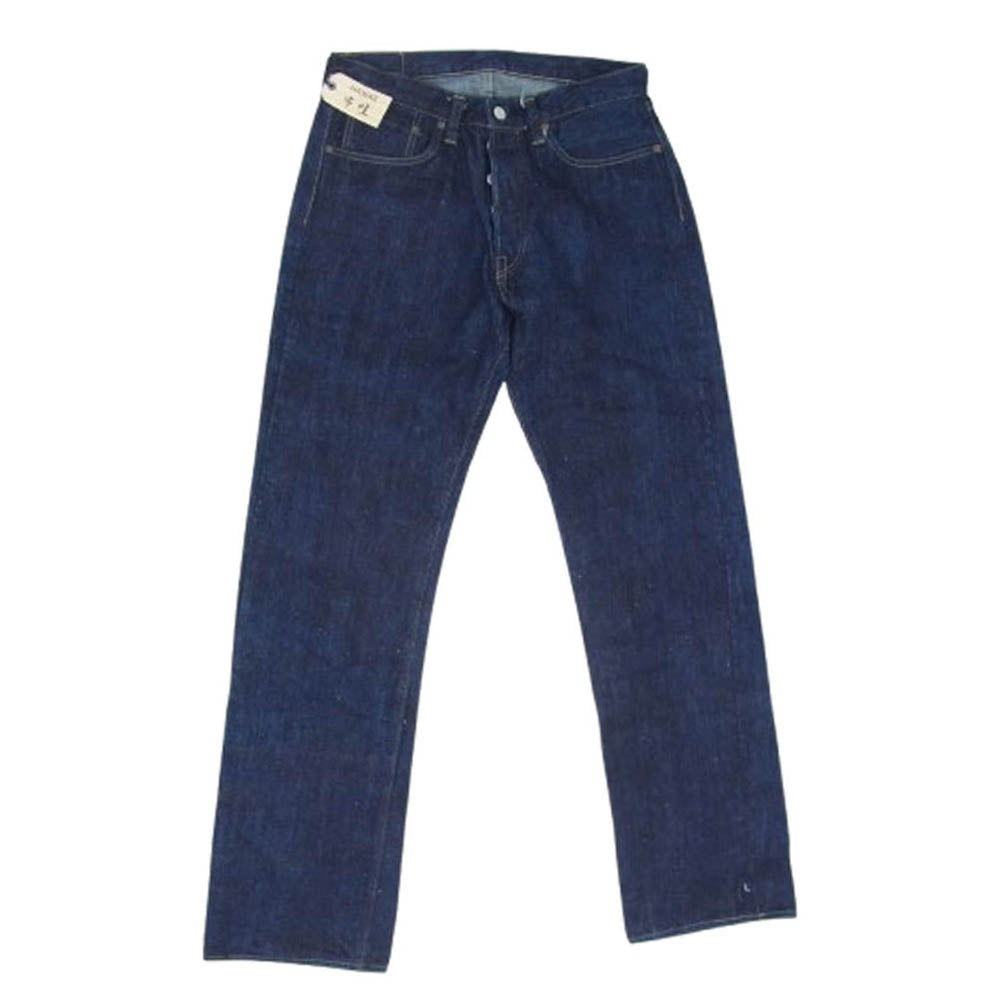 SUGAR CANE シュガーケーン SC40401A 14oz 混藍砂糖黍 右綾デニム レギュラーストレート ワンウォッシュ デニム パンツ インディゴブルー系 32【美品】【中古】