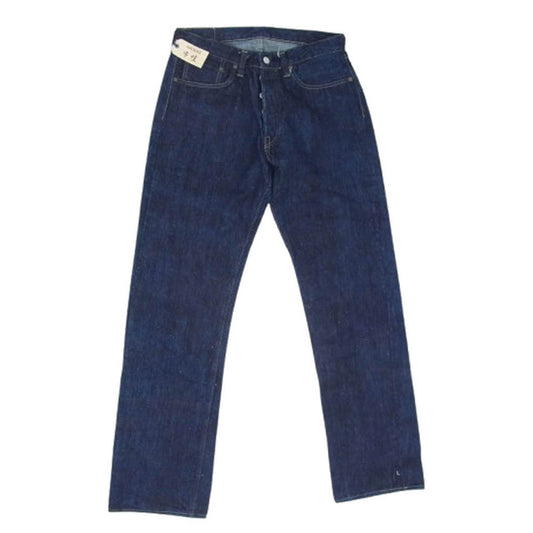 SUGAR CANE シュガーケーン SC40401A 14oz 混藍砂糖黍 右綾デニム レギュラーストレート ワンウォッシュ デニム パンツ インディゴブルー系 32【美品】【中古】