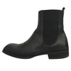 The Row ザロウ F1191-L65 FLAT ANKLE GARDEN BOOTS フラット アンクル レザー サイドゴア ガーデンブーツ ブラック系 39【中古】