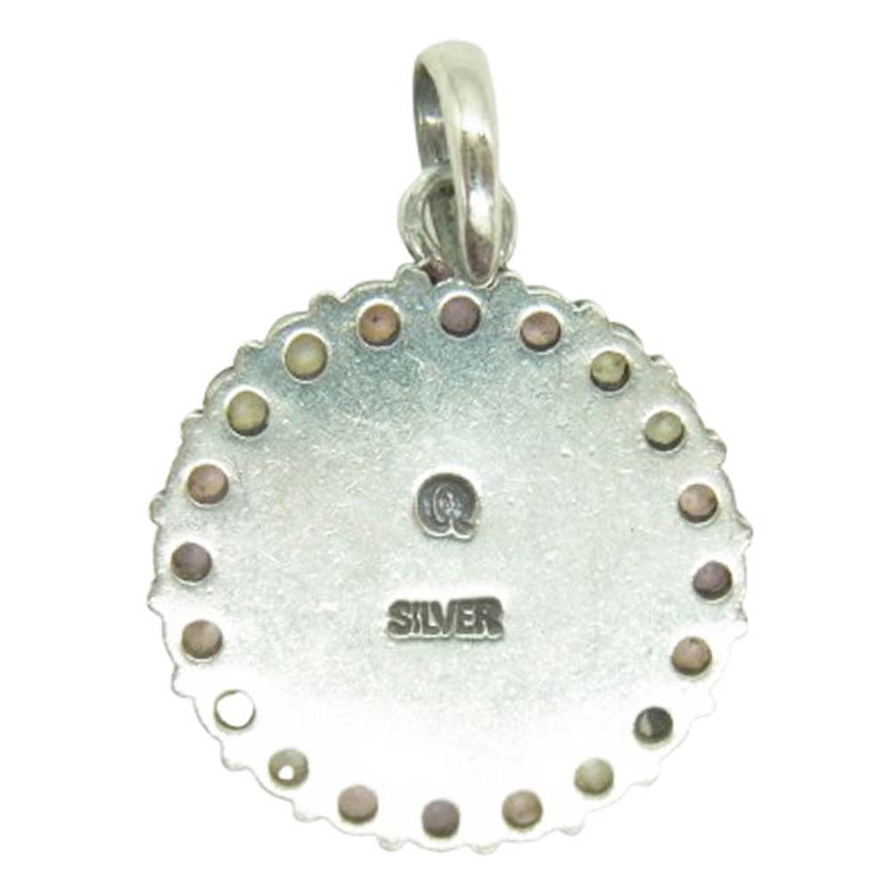 アクアシルバー ペンダントトップ ピンク パープル シルバー系【中古】