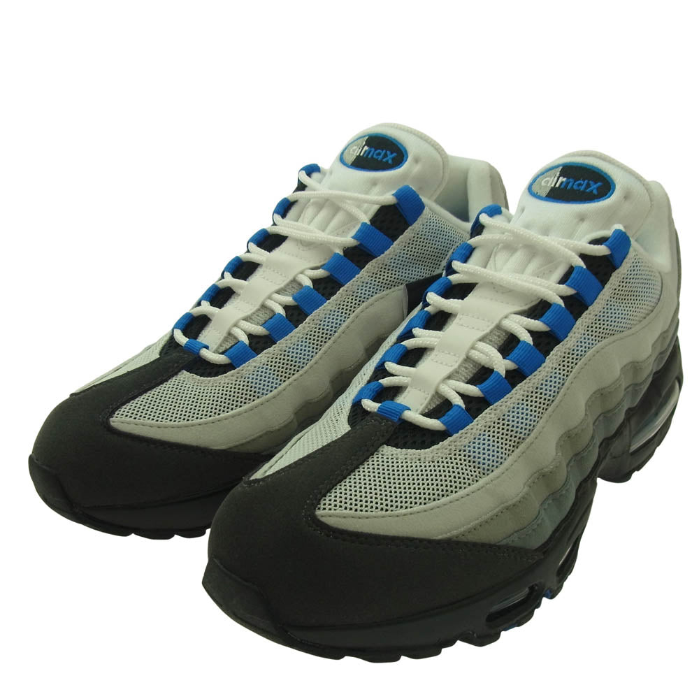 NIKE ナイキ IM7410-100 フェイクバスターズ鑑定済 Air Max エアマックス 95 OG Big Bubble ビッグ バブル Blue Spark ブルー スパーク ローカット スニーカー グレー系 27.5cm【新古品】【未使用】【中古】